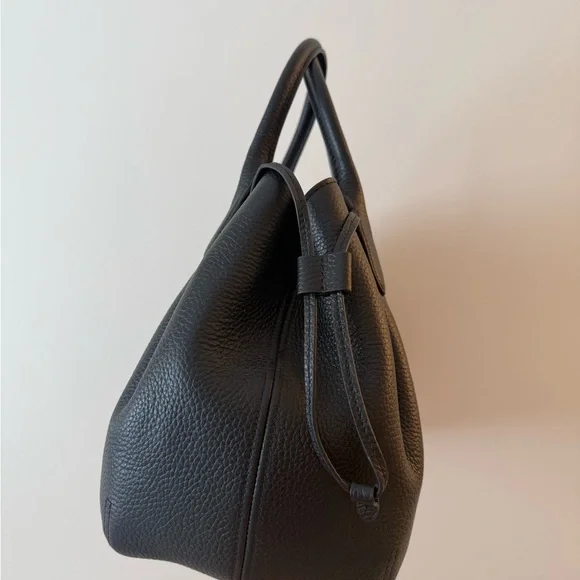 Kate Spade Large Dumpling Black Pebbled Satchel - Picture 4 of 8